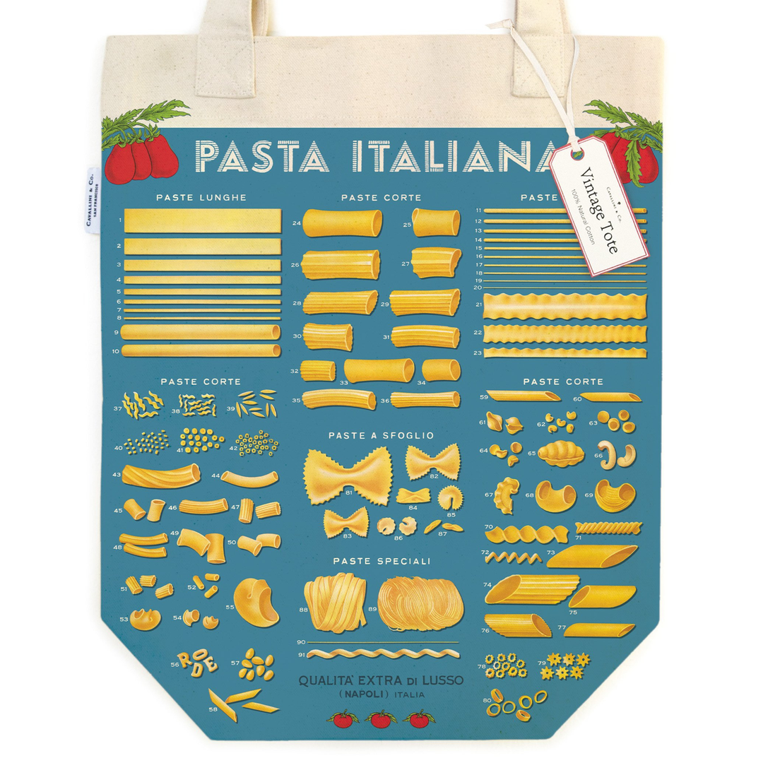 Cavallini & Co - Tote Bag - Pasta Italiana