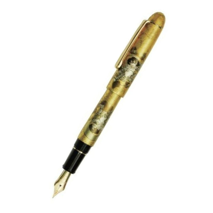 PLATINUM - #3776 Century Fountain Pen - Kanazawa Gold Leaf Collection - Fujin Raijin
