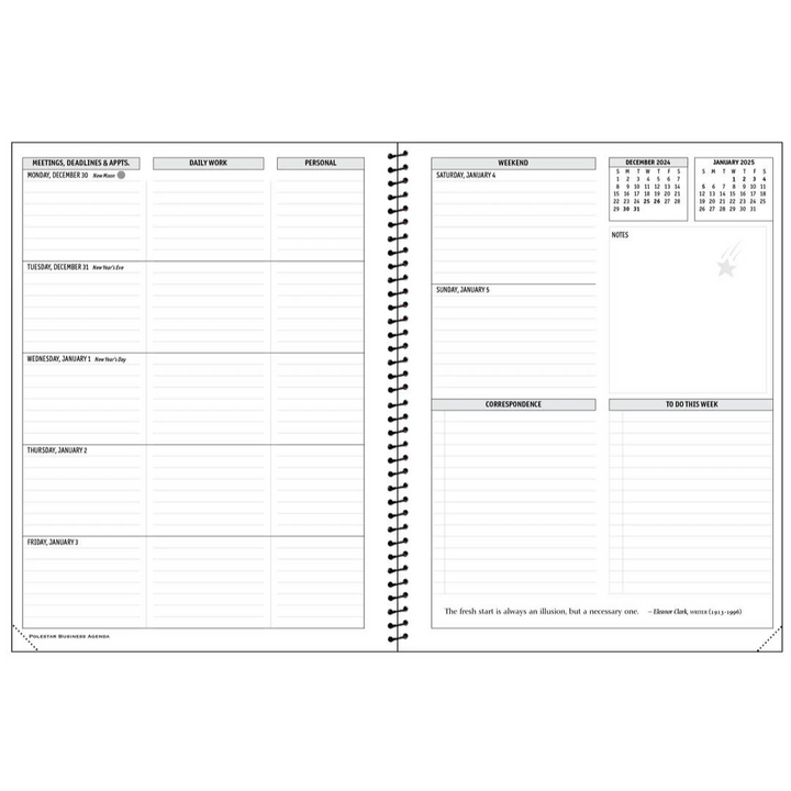POLESTAR - BUSINESS AGENDA CALENDAR - 2025