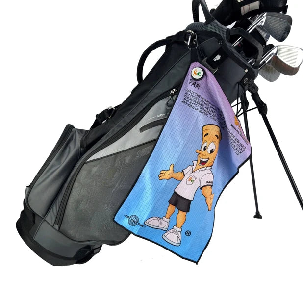 Stroke's Club - Magnetic Waffle Golf Towel (30 x 50cm)