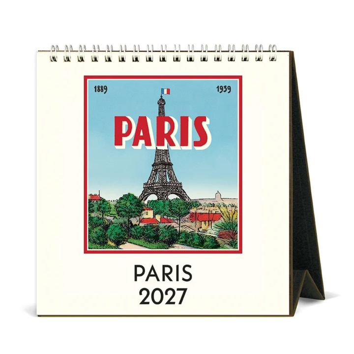 Cavallini & Co - 2027 Desk Calendar - Paris
