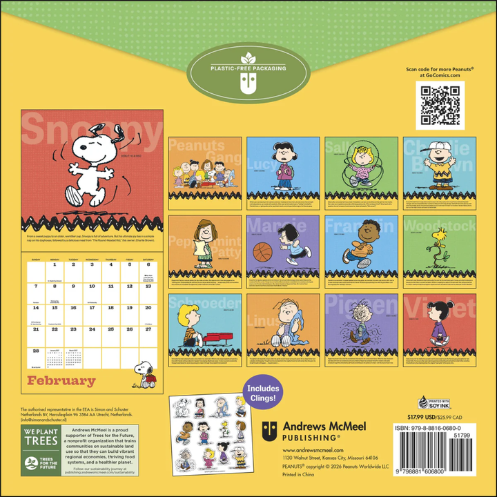 PEANUTS - 2027 Wall Calendar