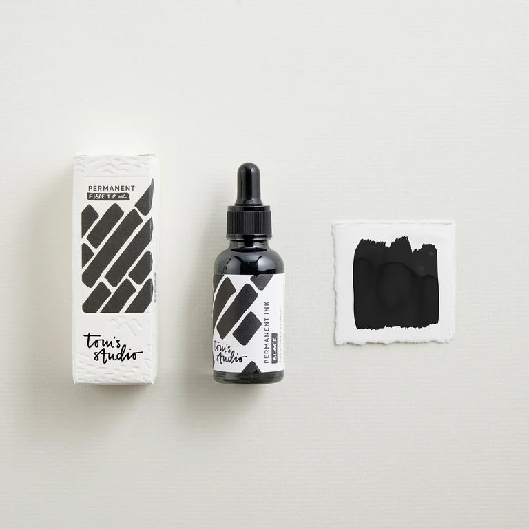Tom's Studio - Permanent Fibre Tip Inks (30ml)
