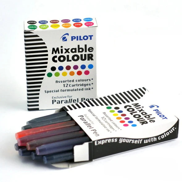 Pilot - Parallel Pen Ink Cartridge - Mixable Colour - Assorted Colours ...