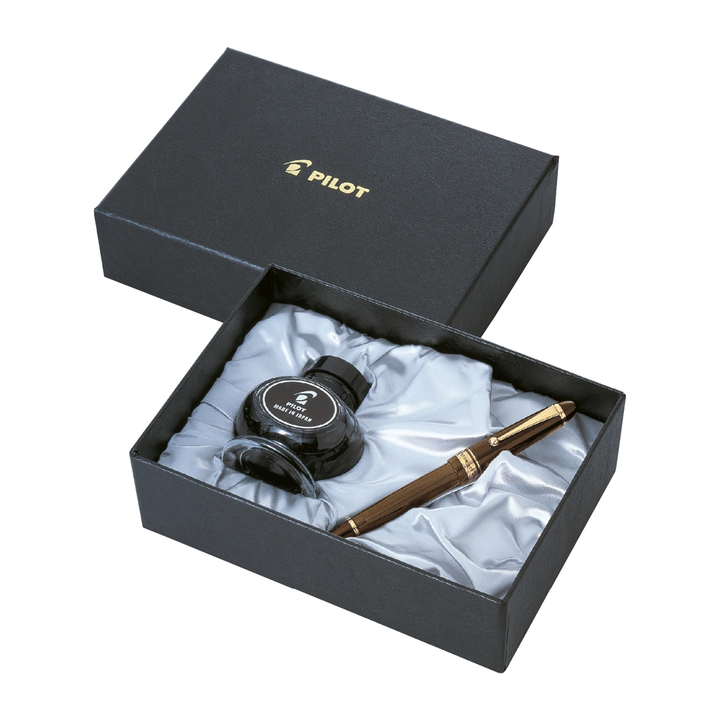 PILOT - Custom 823 Fountain Pen Set - Amber Brown