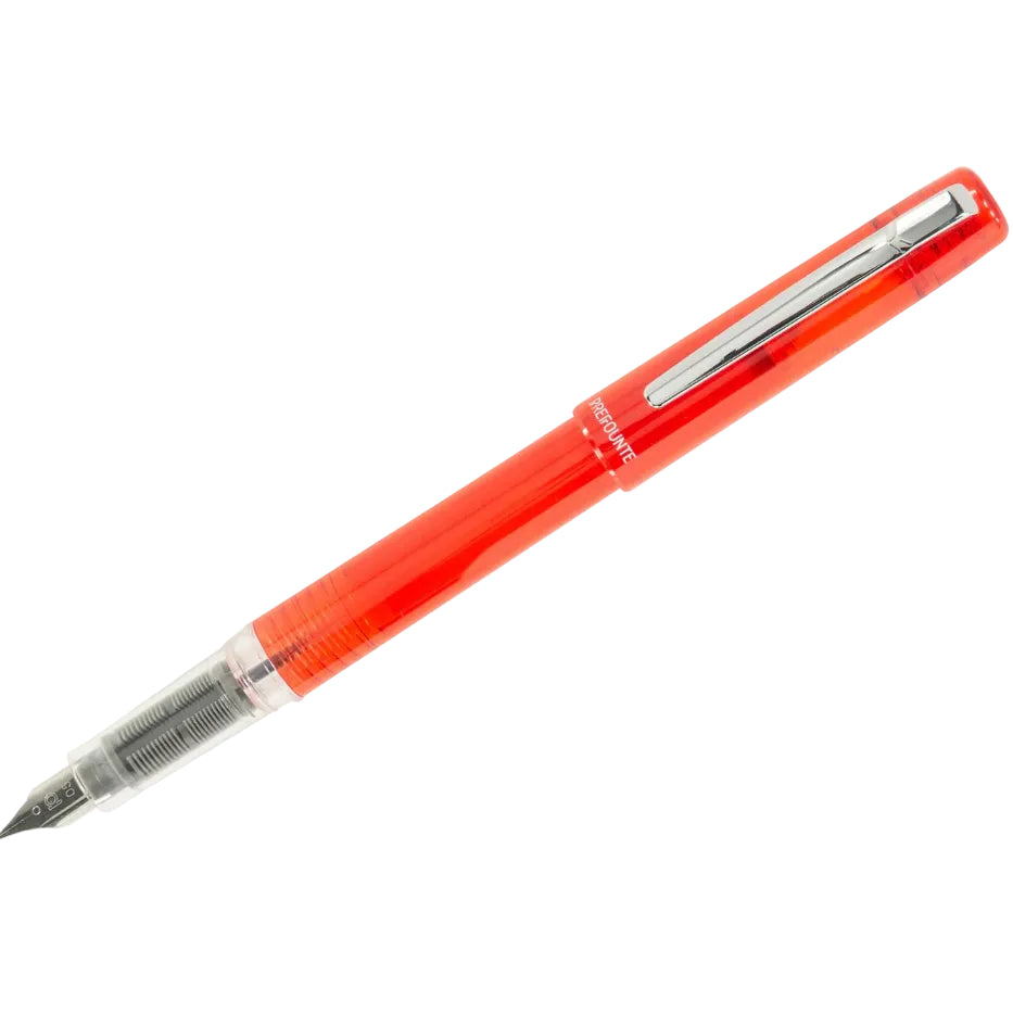 Platinum - Prefounte - Fountain Pen - Vermillion Orange