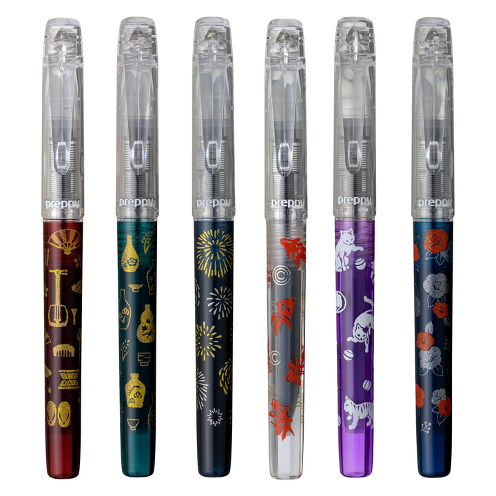 PLATINUM - Preppy Fountain Pen - Modern Maki-e Limited Edition - Neko (Cats)