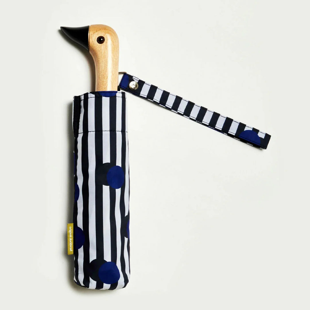 Original Duckhead - Compact Umbrella - Polkadot Stripe