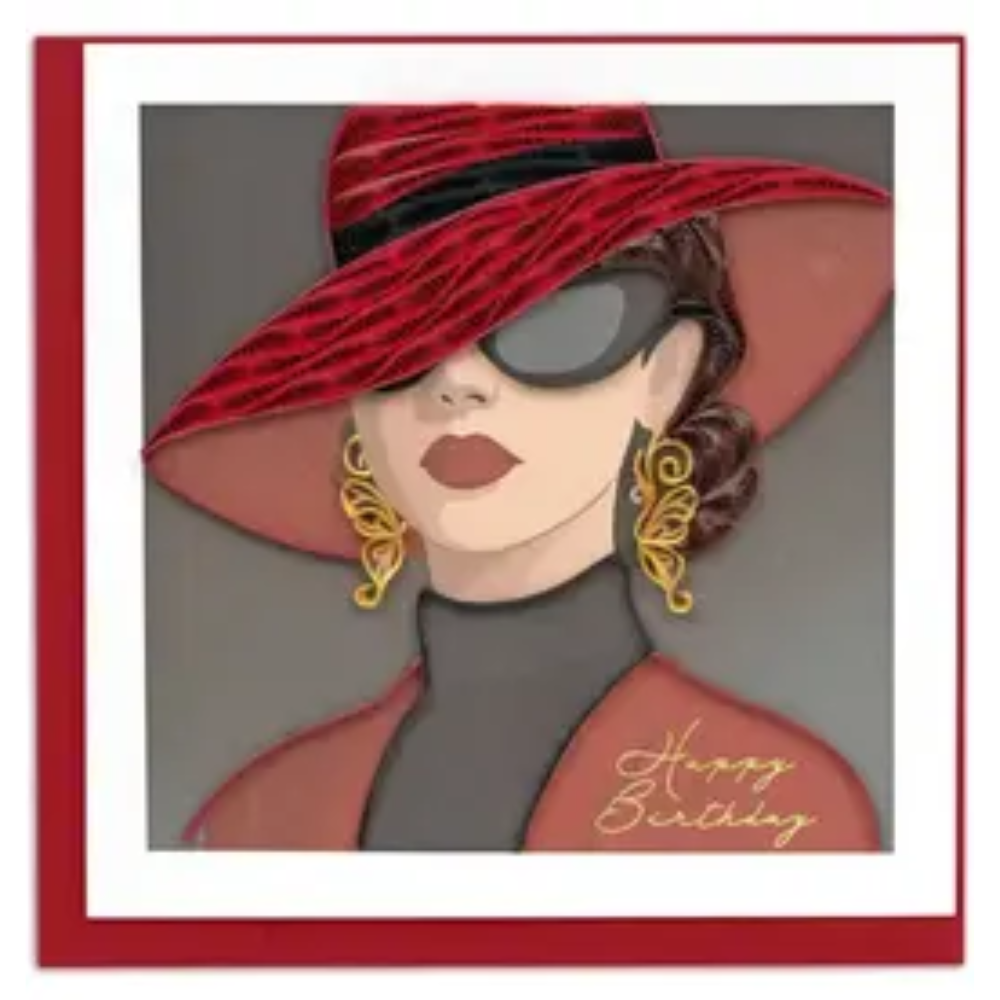 Quilling Card - Fashion Birthday