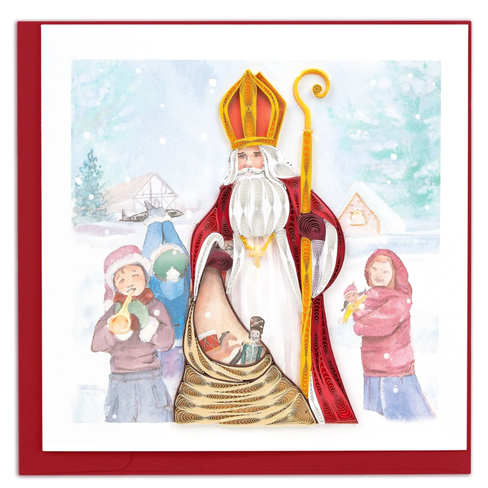 Quilling Card - St. Nicholas