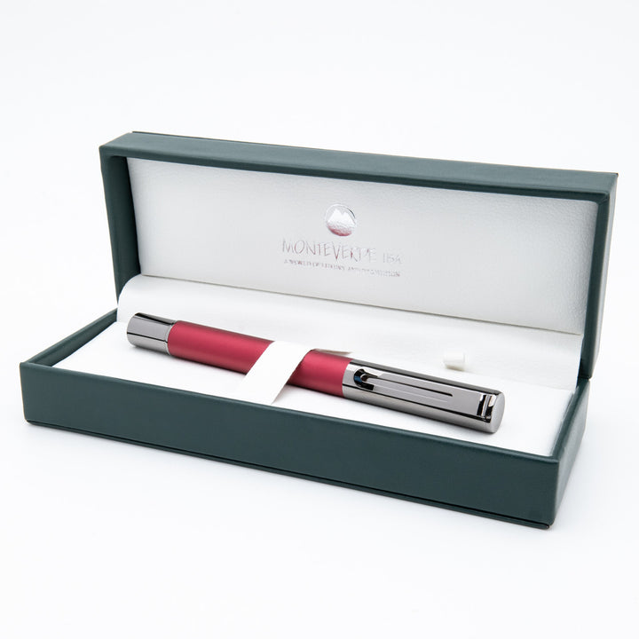 Monteverde USA: Ritma Magnetic Clip - Rollerball Pen - Red