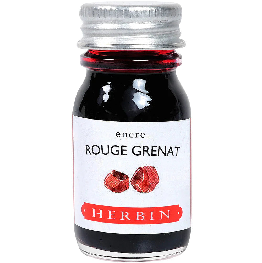 J. Herbin - Small Ink Bottle - 10ml - Garnet Red