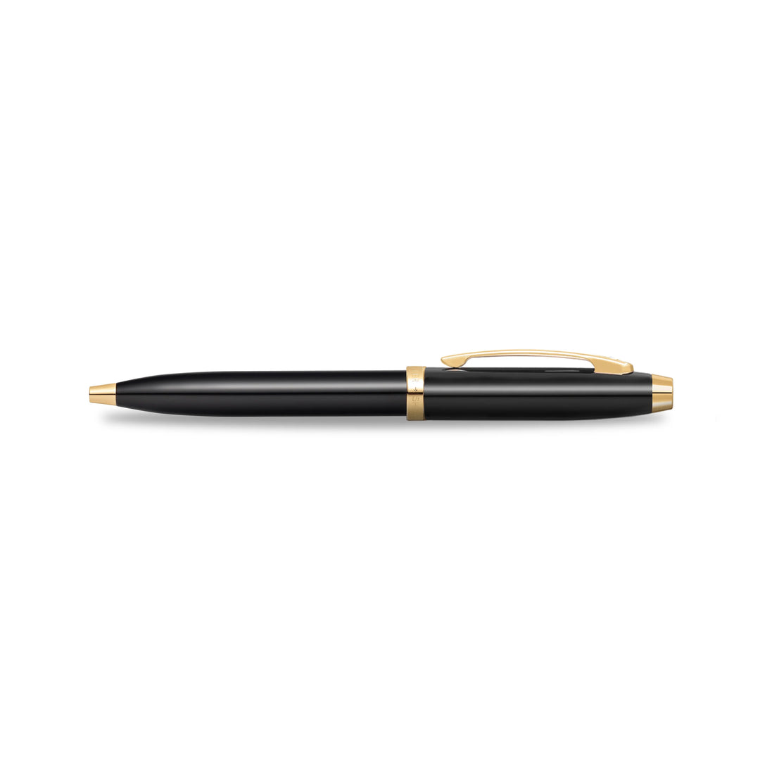 Sheaffer - 100 Ballpoint Pen - Gloss Black with Gold Tone Trim