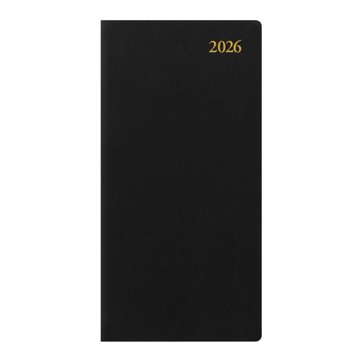 Letts of London - 2026 Signature Slim Planner  - Week to View - Black (English)