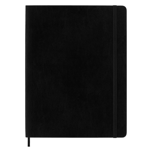 Moleskine - Classic Plain Notebook - X-Large (Black/Softcover)