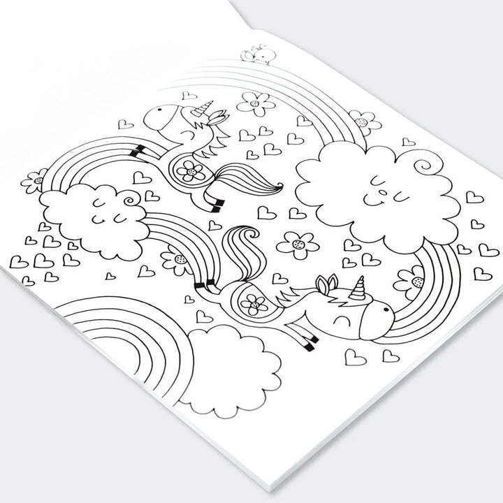 Rachel Ellen Designs - Colouring Book - Unicorns & Rainbows