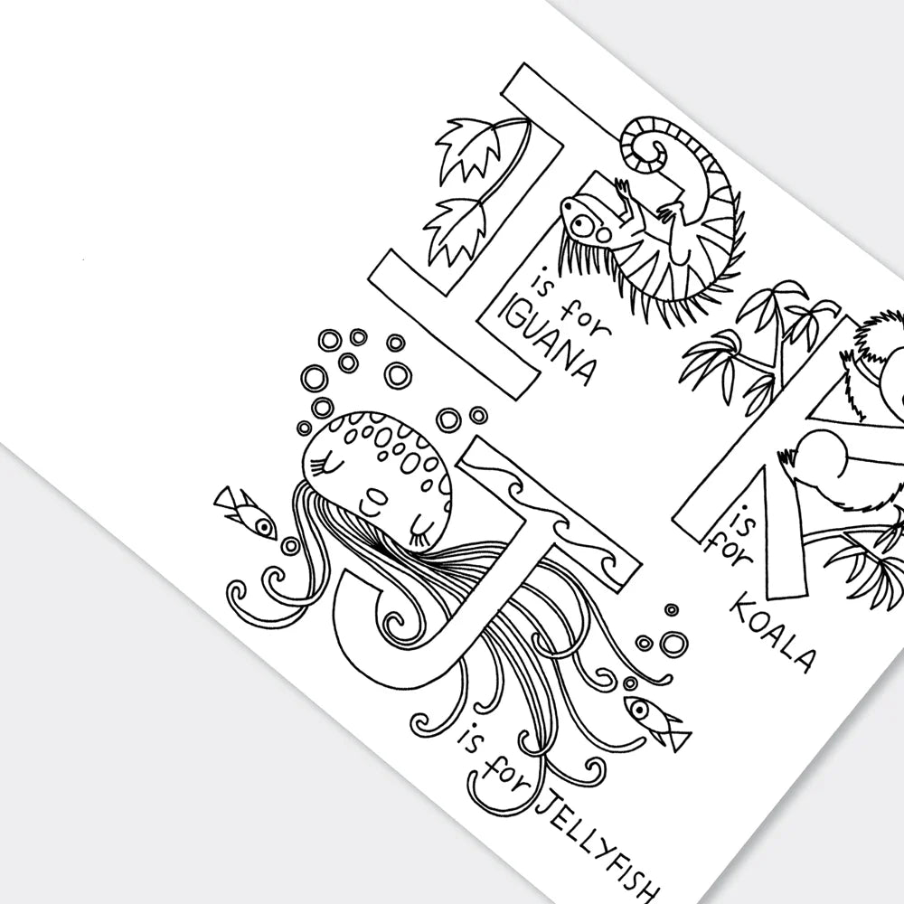 Rachel Lettering Coloring Pages Rachel Ellen Designs - Colouring Books - Alphabet – Buchan's Kerrisdale ...