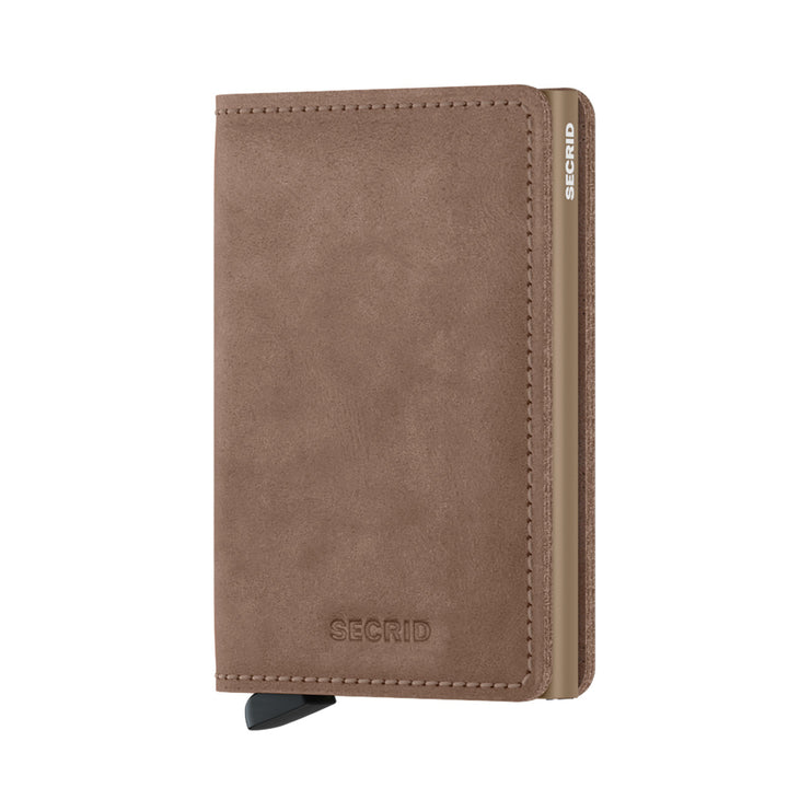 Secrid Slimwallet Vintage Taupe High Quality European Cowhide Leather Wallet - Buy Secrid Wallets in Canada - Best Gift Ideas for Family and Friends