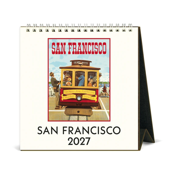 Cavallini & Co - 2027 Desk Calendar - San Francisco