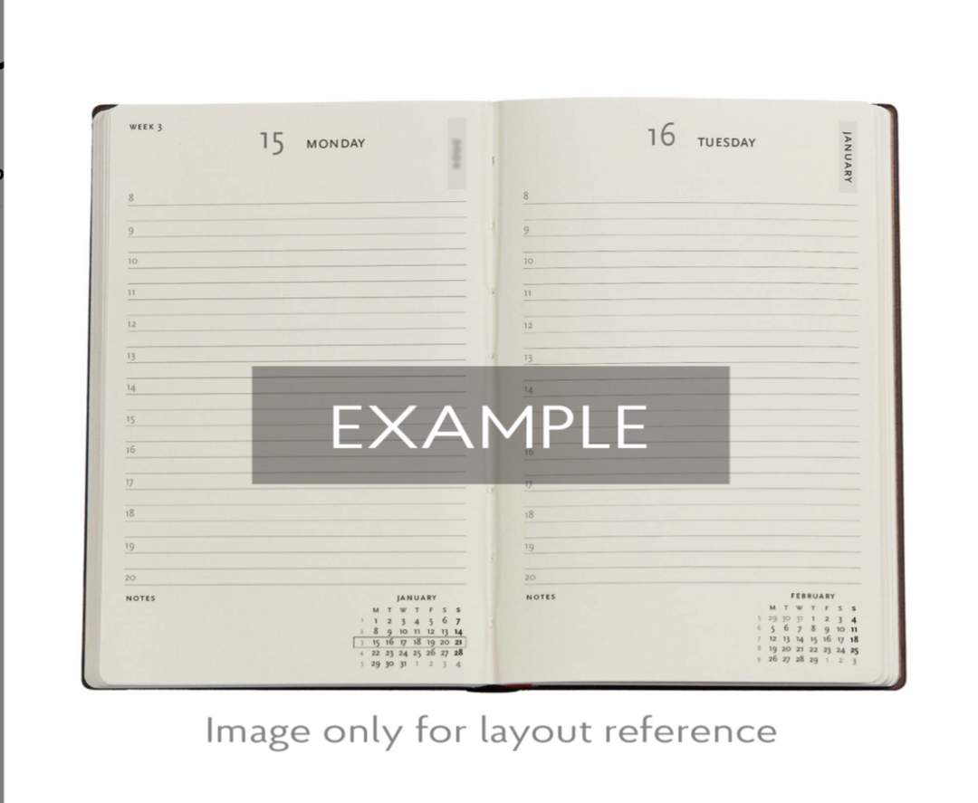 Paperblanks - 2026 Layla, Persian Poetry, 12-Month Planner, Midi, Day-at-a-Time, Elastic Band, 416 Pg, 80 GSM