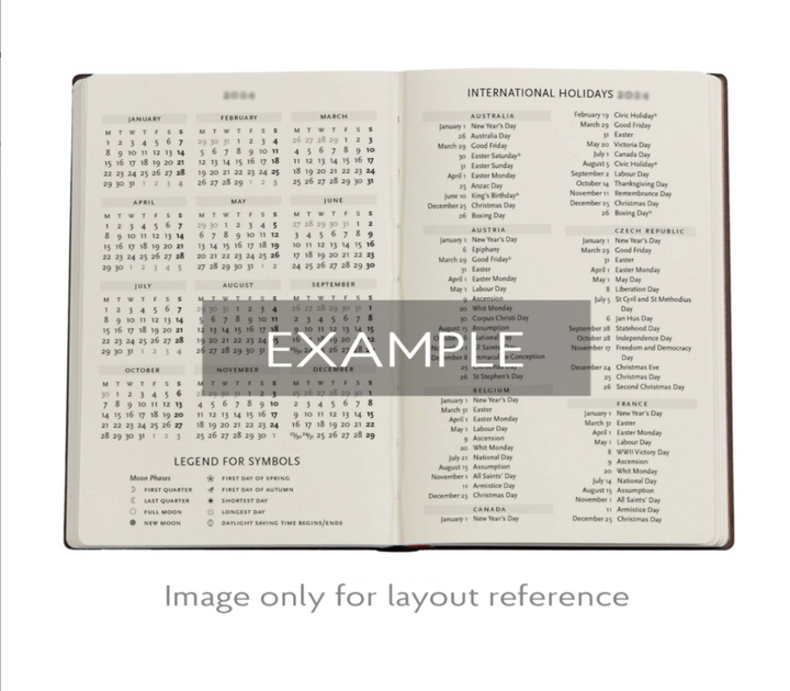 Paperblanks - 2026 Layla, Persian Poetry, 12-Month Planner, Midi, Day-at-a-Time, Elastic Band, 416 Pg, 80 GSM