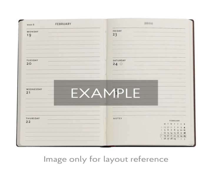 Paperblanks - 2026 Renoir, Letter to Morisot (1892), Embellished Manuscripts Collection, 12-Month Planner, Midi, Horizontal, Wrap, 160 Pg, 100 GSM