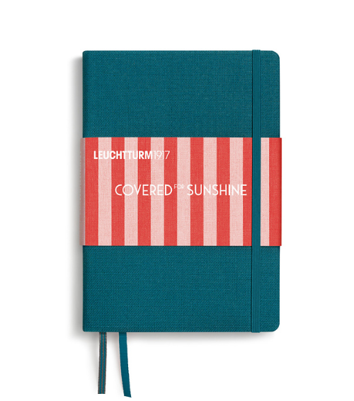 Leuchtturm1917 - Covered For Sunshine Notebook - A5 - Hardcover - Atlantic - Dotted