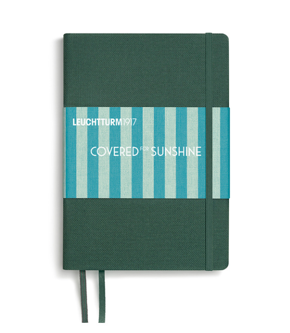 Leuchtturm1917 - Covered For Sunshine Notebook - A5 - Hardcover - Pinetree - Dotted