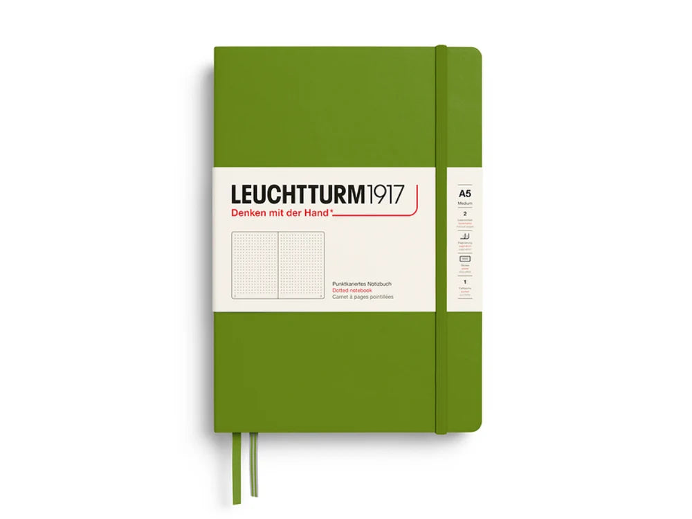 Leuchtturm1917 - Notebook Medium - A5 - Hardcover - Moss