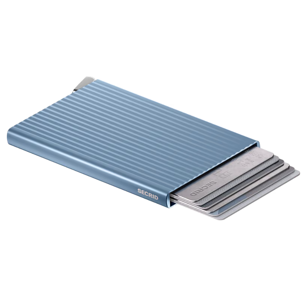 Secrid - Premium Cardprotector+ - Fluted Ice Blue