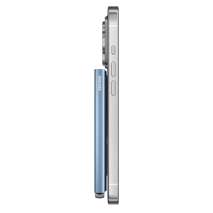 SECRID - Premium Cardprotector+ for MagSafe - Fluted Ice Blue