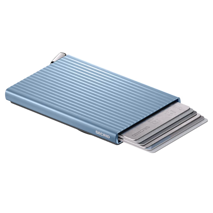 SECRID - Premium Cardprotector+ for MagSafe - Fluted Ice Blue