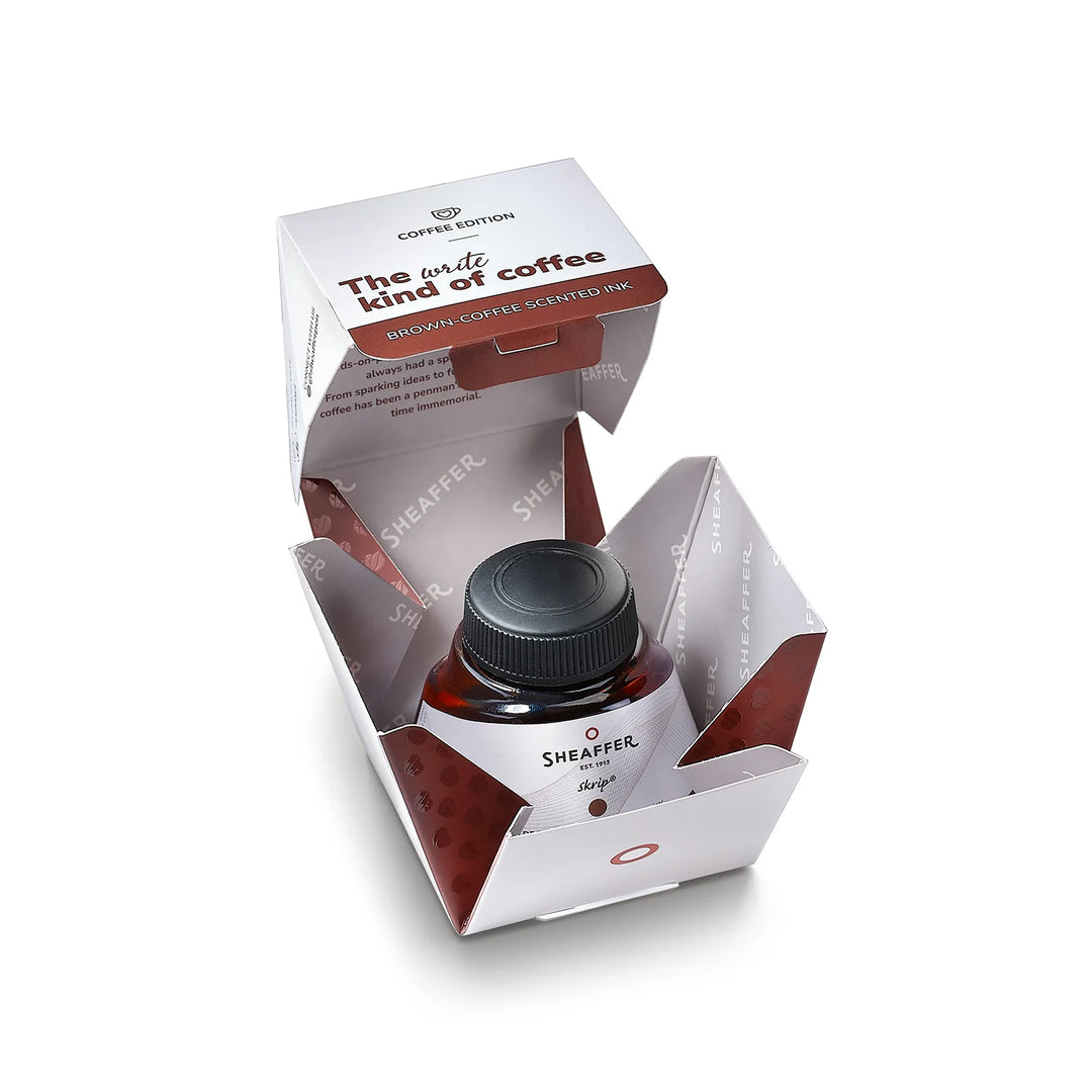 Sheaffer - Coffee Scented - 50ml Bottled Ink - Coffee Brown