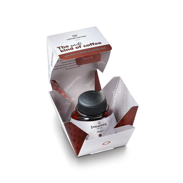 Sheaffer - Coffee Scented - 50ml Bottled Ink - Coffee Brown