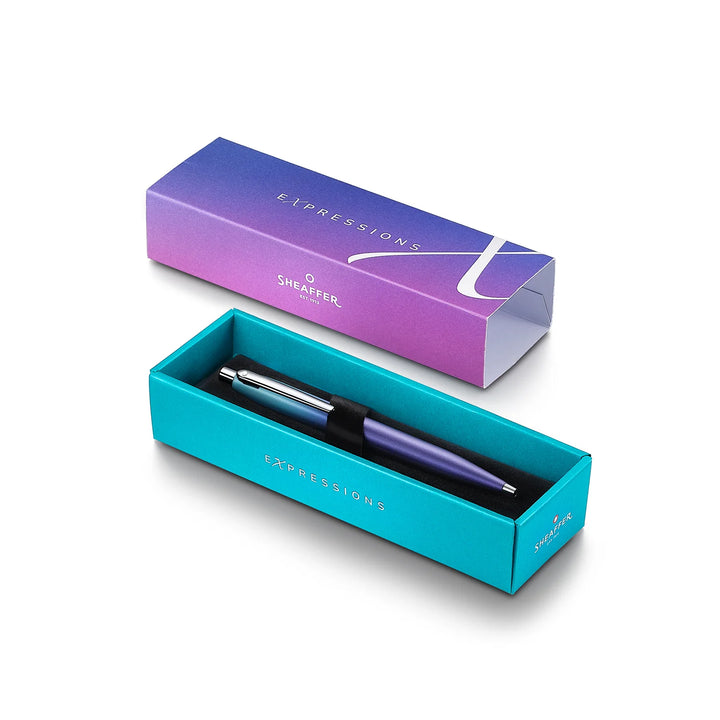 Sheaffer - VFM Ballpoint Pen - Expressions - Pearlized Gradient Blue and Purple