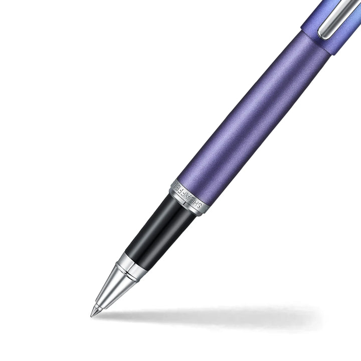 Sheaffer - VFM Rollerball Pen - Expressions - Pearlized Gradient Blue and Purple