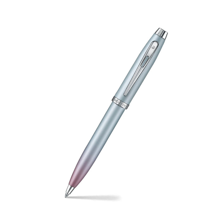 Sheaffer 100 Ballpoint Pen - Expressions - Pearlized Gradient Blue & Pink