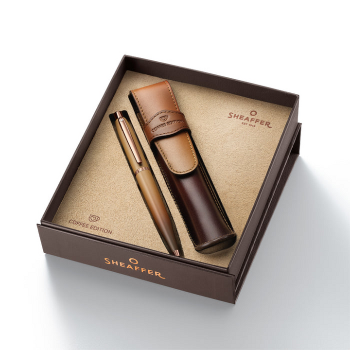 Sheaffer - Ballpoint Pen & Pouch Gift Set - Sheaffer VFM Coffee
