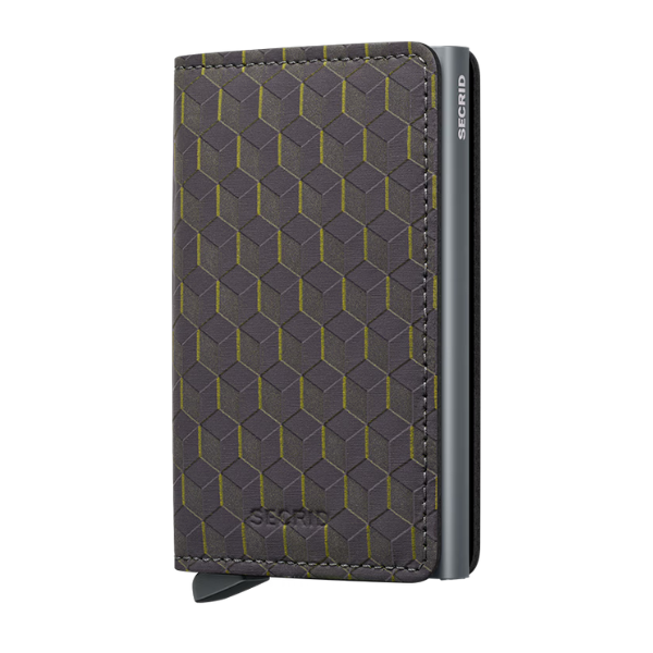 SECRID - Slimwallet Optical - Grey-Yellow