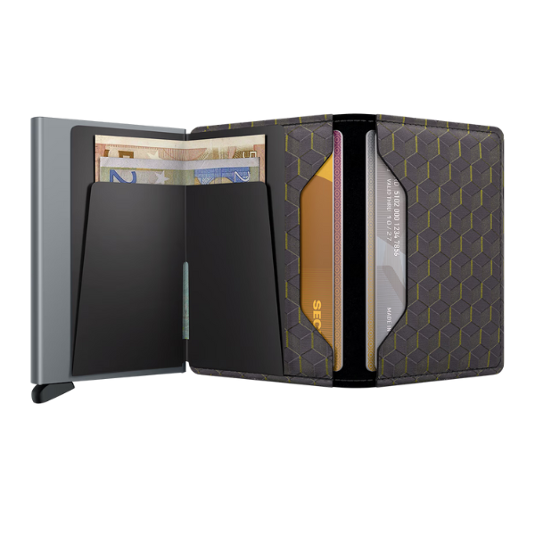 SECRID - Slimwallet Optical - Grey-Yellow