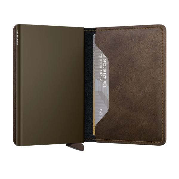 SECRID - Slimwallet - Vintage Oak