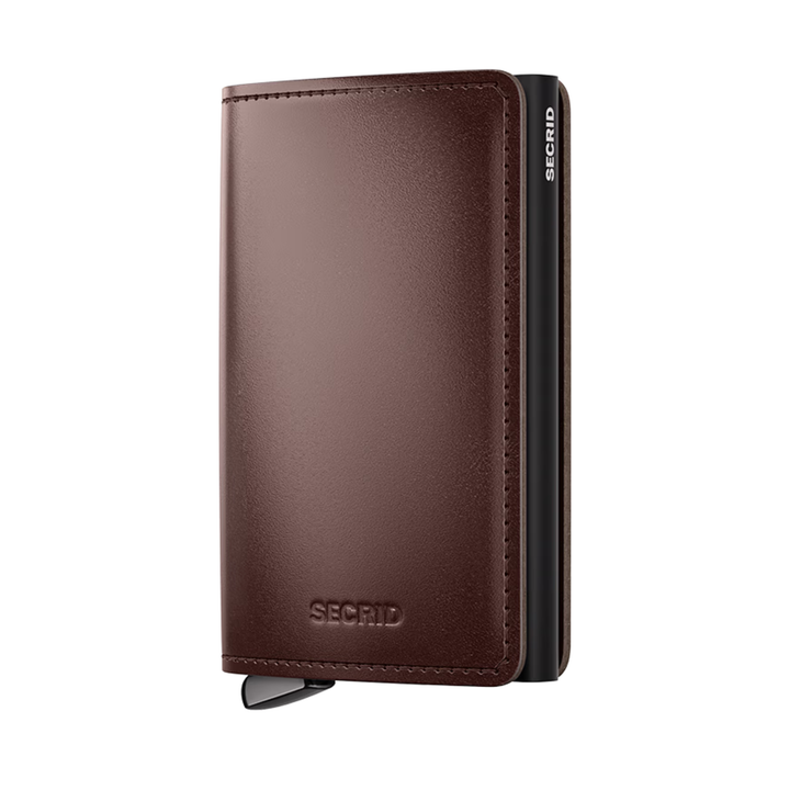 SECRID - Premium+ Slimwallet - Dusk Dark Brown (Suitable for Metal Cards)