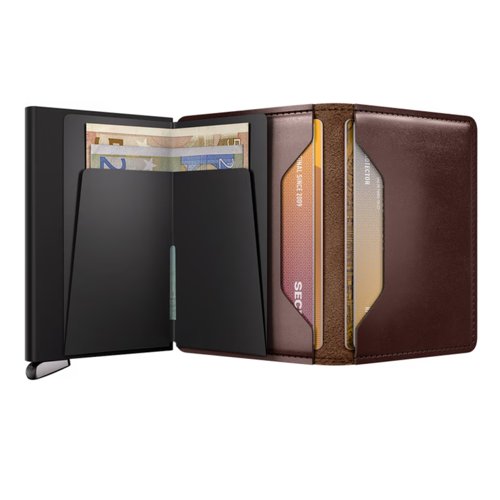 SECRID - Premium+ Slimwallet - Dusk Dark Brown (Suitable for Metal Cards)