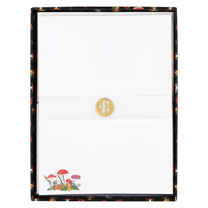 Peter Pauper Press - Boxed Stationery Set - Mushrooms