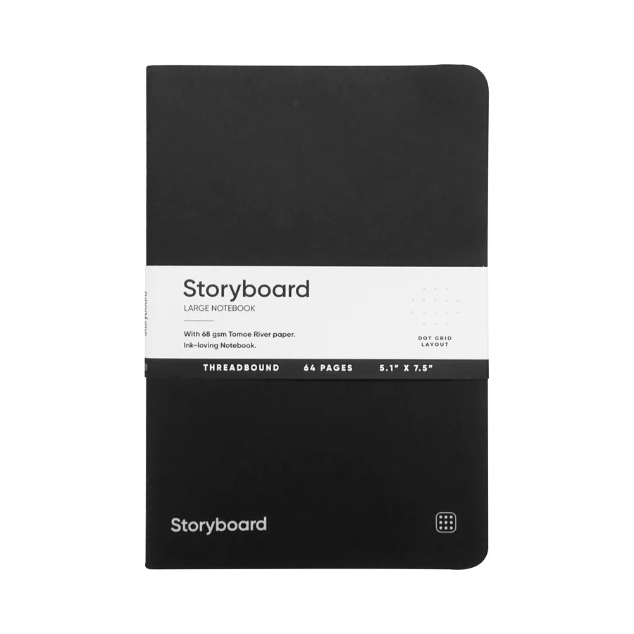 ENDLESS STORYBOARD STANDARD EDITION - TOMOE RIVER PAPER - Large - Black - Buchan's Kerrisdale Stationery