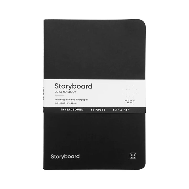 ENDLESS STORYBOARD STANDARD EDITION - TOMOE RIVER PAPER - Large - Black - Buchan's Kerrisdale Stationery