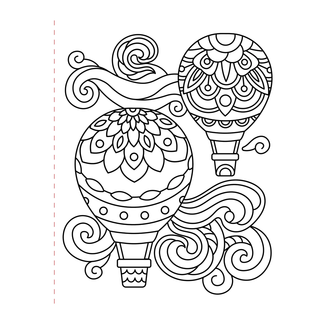 Peter Pauper Press - Large Print Coloring Book - Stress Relief