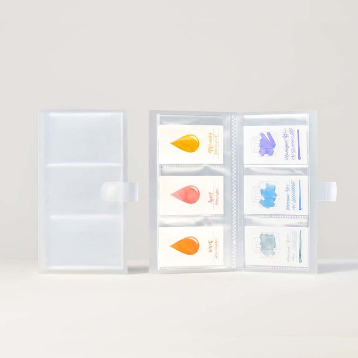 Wearingeul - Transparent Colorchart Card Binder (Ink Swatch Card Organizer) - Light
