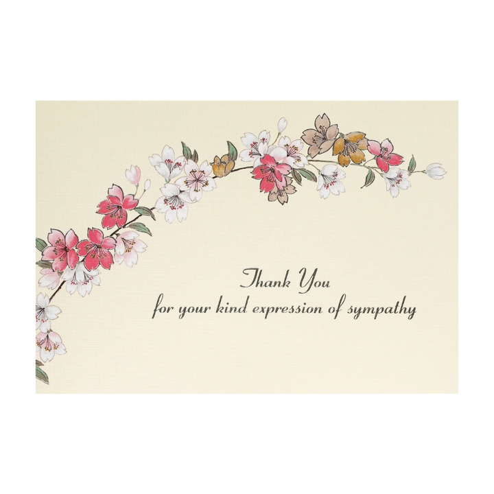 Peter Pauper Press - Thank You Boxed Note Cards - Sympathy Floral