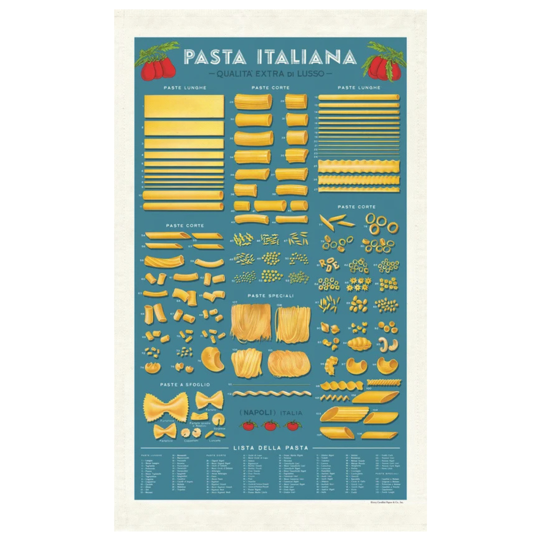 Cavallini & Co - Tea Towel - Pasta
